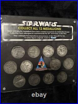 RARE 2007 Star Wars Celebration Europe Collecting Track Medallion Framed Set