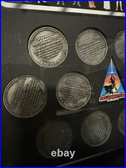 RARE 2007 Star Wars Celebration Europe Collecting Track Medallion Framed Set