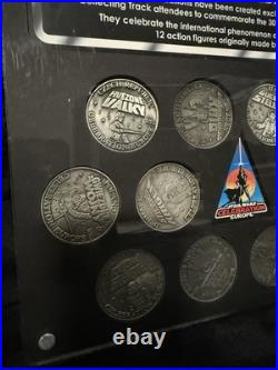 RARE 2007 Star Wars Celebration Europe Collecting Track Medallion Framed Set