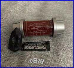 RARE Authentic BLACK Obsidian Kyber Crystal SNOKE with COA Star Wars Galaxy's Edge