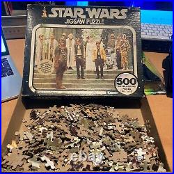 RARE / ERROR 1977 Star Wars Victory Celebration 500pc Jigsaw Puzzle 40150 Kenner