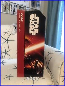 RARE NIB STAR WARS C-3PO Force Awakens Interactive ROBOTIC Droid 16 Thinkway