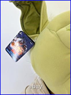 RARE Underground Toys 2013 Star Wars Plush Talking Yoda 26 Jumbo Lucasfilm