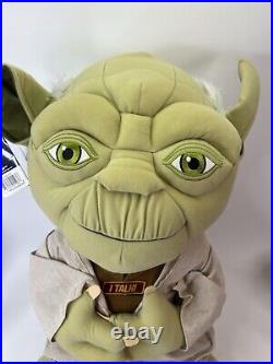 RARE Underground Toys 2013 Star Wars Plush Talking Yoda 26 Jumbo Lucasfilm