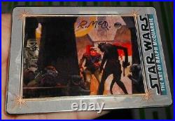 Ralph McQuarrie STAR WARS Ltd Ed AUTOGRAPH SIGNED Metal Card +Postcards 100 MADE