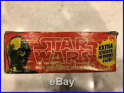Rare 1977 Topps Star Wars Series 1 Unopened 36 Packs Wax Box Case Fresh