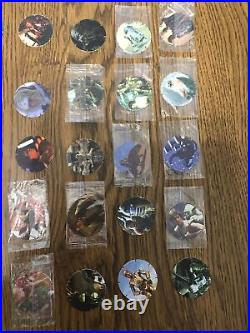 Rare COMPLETE set. 1996 Star Wars Tazos ALL 50 Pogs 31 Still In Wrappers