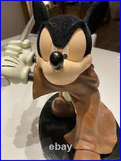 Rare Disney Star Wars Luke Jedi Mickey Mouse Figure Lightup Figurine Collectible