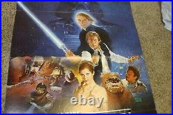 Rare Star Wars Theater Standup Standee Lobby Poster Return Of The Jedi 5c2