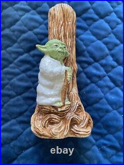 Rare Vintage Star Wars Yoda Flower Vase By Sigma STAR WARS Very Hard To Find