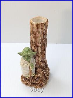 Rare Vintage Star Wars Yoda Flower Vase By Sigma STAR WARS Very Hard To Find