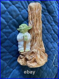 Rare Vintage Star Wars Yoda Flower Vase By Sigma STAR WARS Very Hard To Find