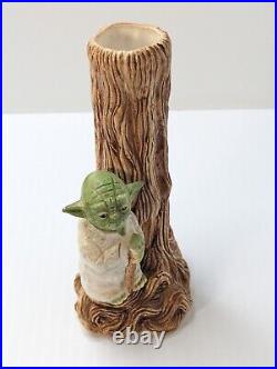 Rare Vintage Star Wars Yoda Flower Vase By Sigma STAR WARS Very Hard To Find