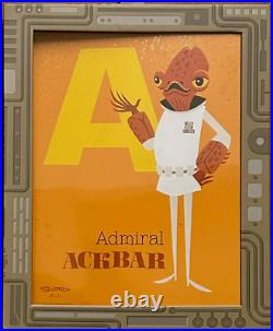 SHAG's Star Wars Alphabet Set Series Celebration 2020 Anaheim Sealed #32/100