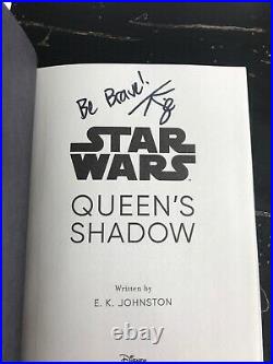 SIGNED Star Wars Celebration Chicago 2019 Queens Shadow Exclusive Book Johnston