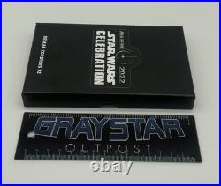 STAR WARS CELEBRATION 2022 Mandalorian Beskar coaster set