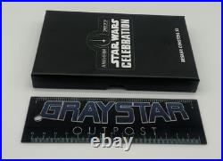 STAR WARS CELEBRATION 2022 Mandalorian Beskar coaster set
