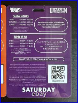 STAR WARS CELEBRATION 2025 Exhibitoronly admission badge Rare item japan Plastic
