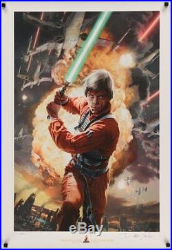 STAR WARS CELEBRATION 4 ROGUE LEADER limited edition print AP #250 DAVE SEELY