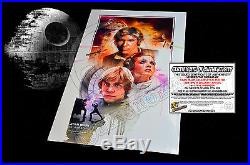 STAR WARS CELEBRATION Steve Anderson Uniting A Galaxy Poster SIGNED + COA