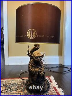 STAR WARS Jedi Master Yoda, Masterpiece Tabletop Lamp, Ltd. Ed. 22 TALL