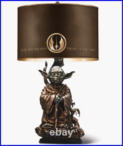 STAR WARS Jedi Master Yoda Masterpiece Tabletop Lamp Ltd Ed. Bradford Exchange