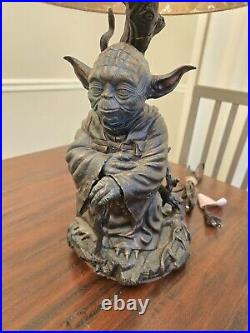 STAR WARS Jedi Master Yoda Masterpiece Tabletop Lamp Ltd Ed. Read