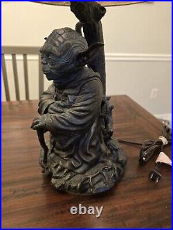 STAR WARS Jedi Master Yoda Masterpiece Tabletop Lamp Ltd Ed. Read