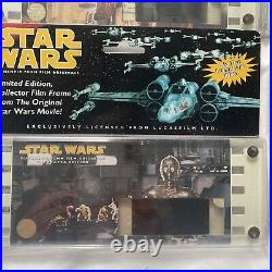 STAR WARS LIMITED EDITION COLLECTOR FILM FRAME 70MM (5) Never Opened