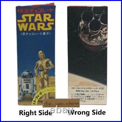 STAR WARS Meiji Chocolate Empty Vintage Box R2-D2 C-3PO 1978 Episode IV
