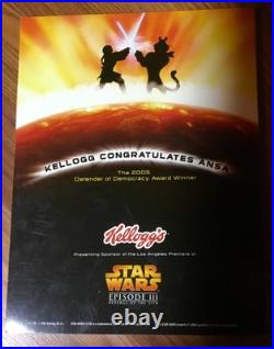 STAR WARS REVENGE OF THE SITH/ 2005 World Premiere Gift Bag Celebrity Crew STAR WARS REVENGE OF THE SITH/ 2005 World Premiere Gift Bag Celebrity Crew