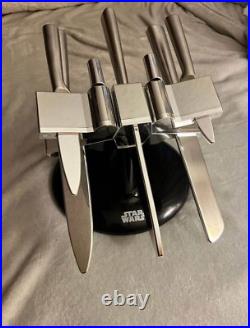 STAR WARS X-Wing Knife Block includes original 5 Knives Complete STAR WARS X-Wing Knife Block includes original 5 Knives Complete