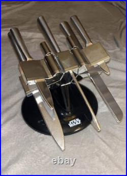 STAR WARS X-Wing Knife Block includes original 5 Knives Complete STAR WARS X-Wing Knife Block includes original 5 Knives Complete