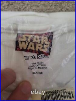 Sealed Star Wars Celebrat10 Vintage 90s Episode 1 Darth Maul Shirt X-Large