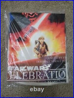 Sealed Star Wars Celebrat10 Vintage 90s Episode 1 Darth Maul Shirt X-Large