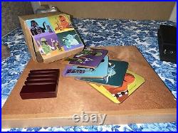 Shag Star Wars Coasters, Box & Display Rack Vader Yoda Chewy Tiki Cork Full Set