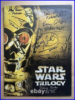 Signed Star Wars Trilogy JP Press Release Cast Signed Baker, Bulloch, Mayhew