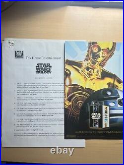 Signed Star Wars Trilogy JP Press Release Cast Signed Baker, Bulloch, Mayhew