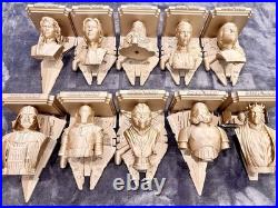 Star Wars 10 pcs Wall Shelf Collection Darth Vader Luke Skywalker Stormtrooper