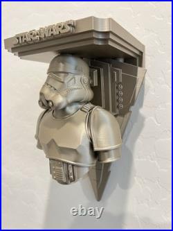 Star Wars 10 pcs Wall Shelf Collection Darth Vader Luke Skywalker Stormtrooper