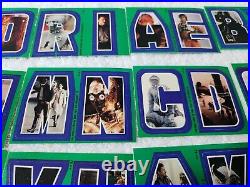 Star Wars 22 Stickers #67-88 Complete Set Green Stickers 1980