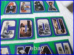 Star Wars 22 Stickers #67-88 Complete Set Green Stickers 1980