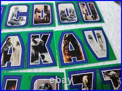 Star Wars 22 Stickers #67-88 Complete Set Green Stickers 1980