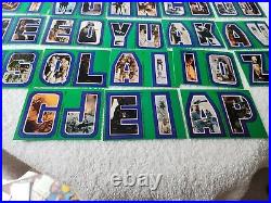 Star Wars 22 Stickers #67-88 Complete Set Green Stickers 1980