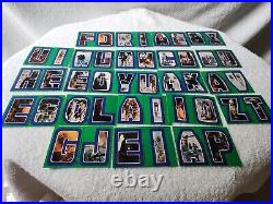 Star Wars 22 Stickers #67-88 Complete Set Green Stickers 1980