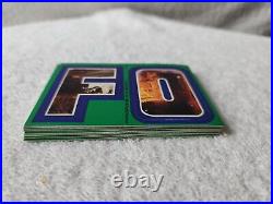Star Wars 22 Stickers #67-88 Complete Set Green Stickers 1980