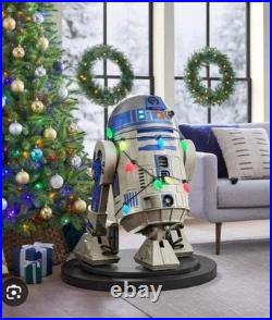 Star Wars 3.5ft Animated LED R2-D2 with Sound and Light Effects IN PERSON