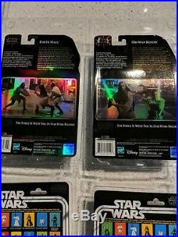 Star Wars 40th Anniversary Lot withX-Wing Luke SDCC Boba Fett Celebration Maul etc
