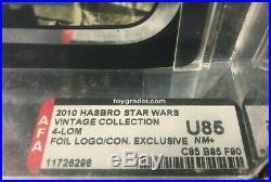 Star Wars 4-lom Afa U85 Foil Logo Celebration Exclusive Vintage Collection Rare