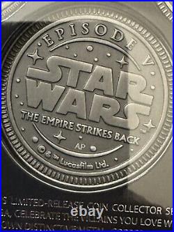 Star Wars AP(Artist PROOF) Limited Release Saga Series Coin Set 1-3 New